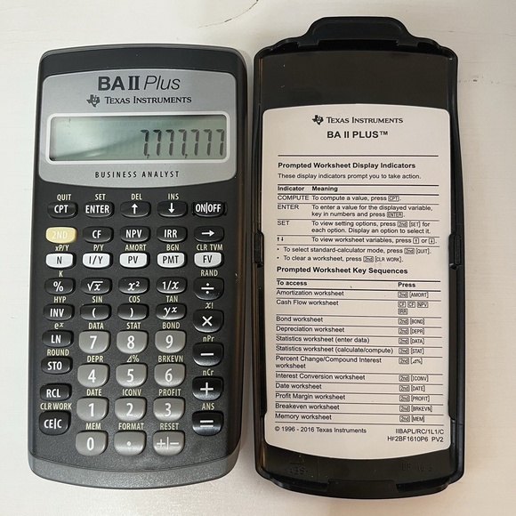 Texas Instruments BA II Plus Business Analyst Calculator - Picture 1 of 5